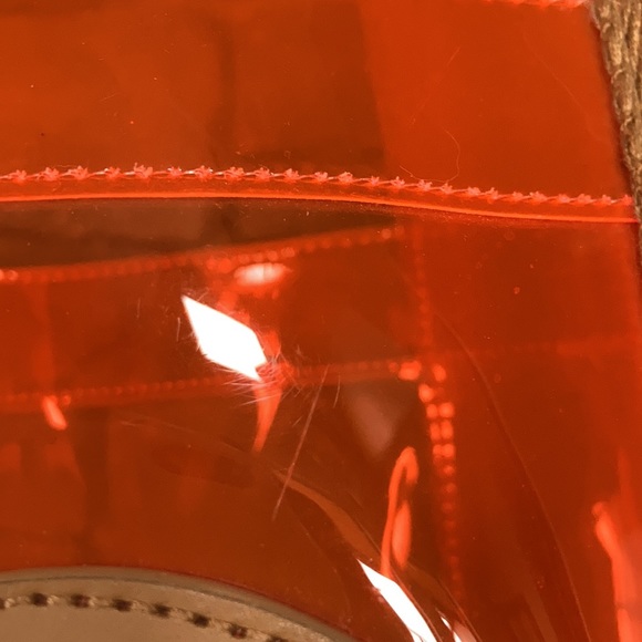 Tory Burch Leather Trim PVC Tote - Picture 14 of 15